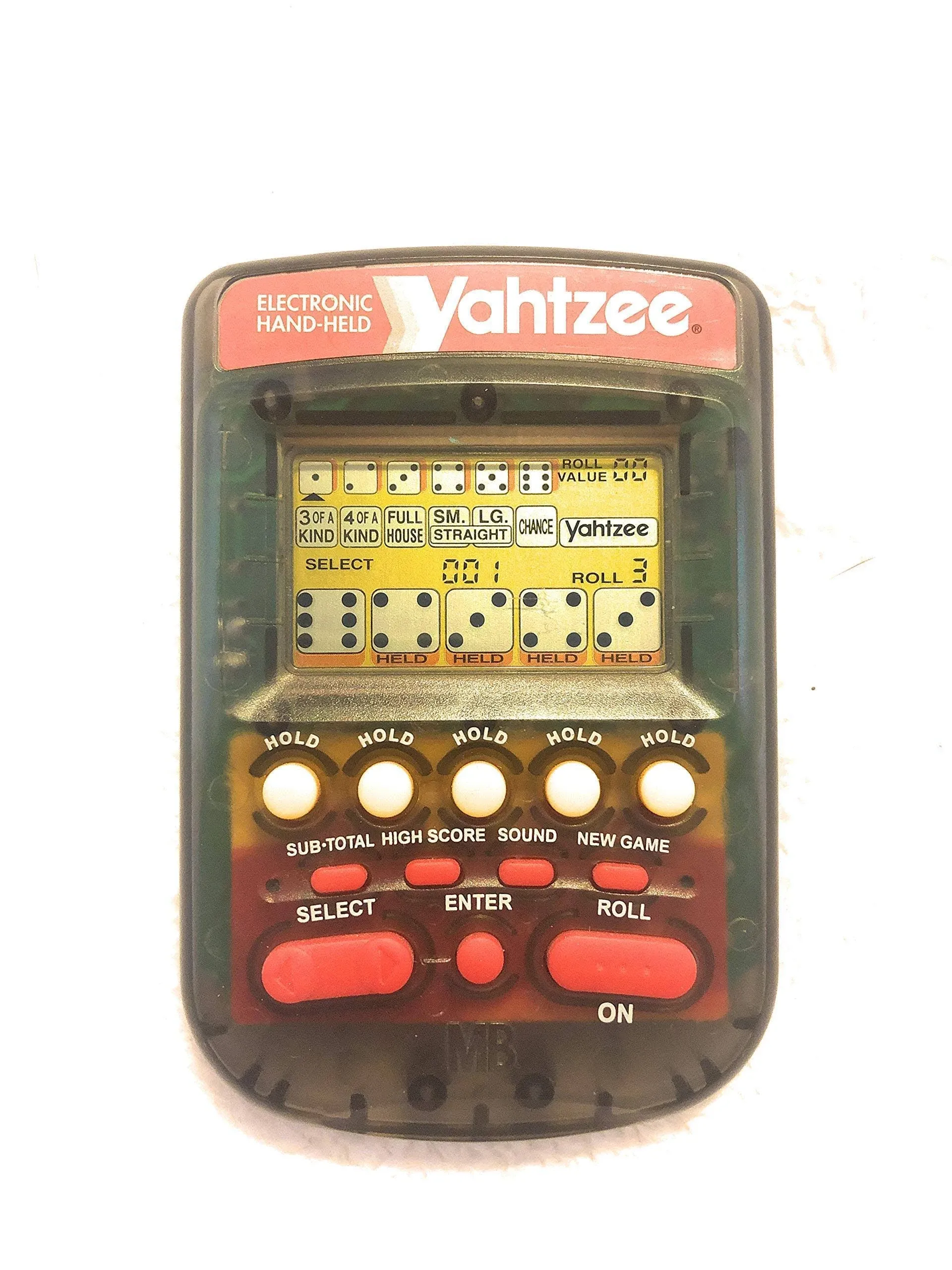 Yahtzee Electronic Hand-held [Gold]