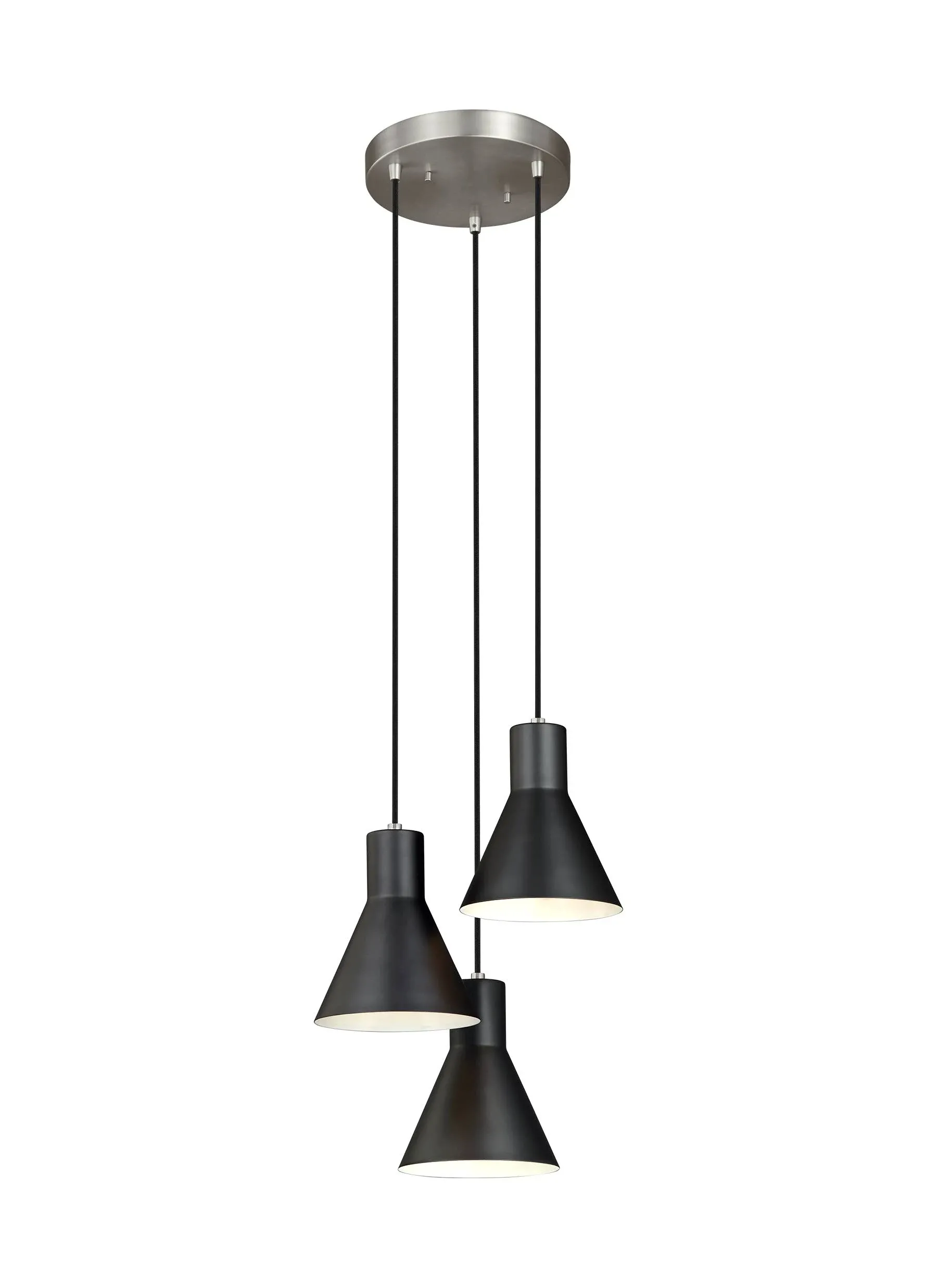 Shop this generation lighting towner 14" 3-light brushed nickel pendant from our top selling Generation Lighting pendants.  LuxeDecor is your premier online showroom for lighting and high-end home decor.