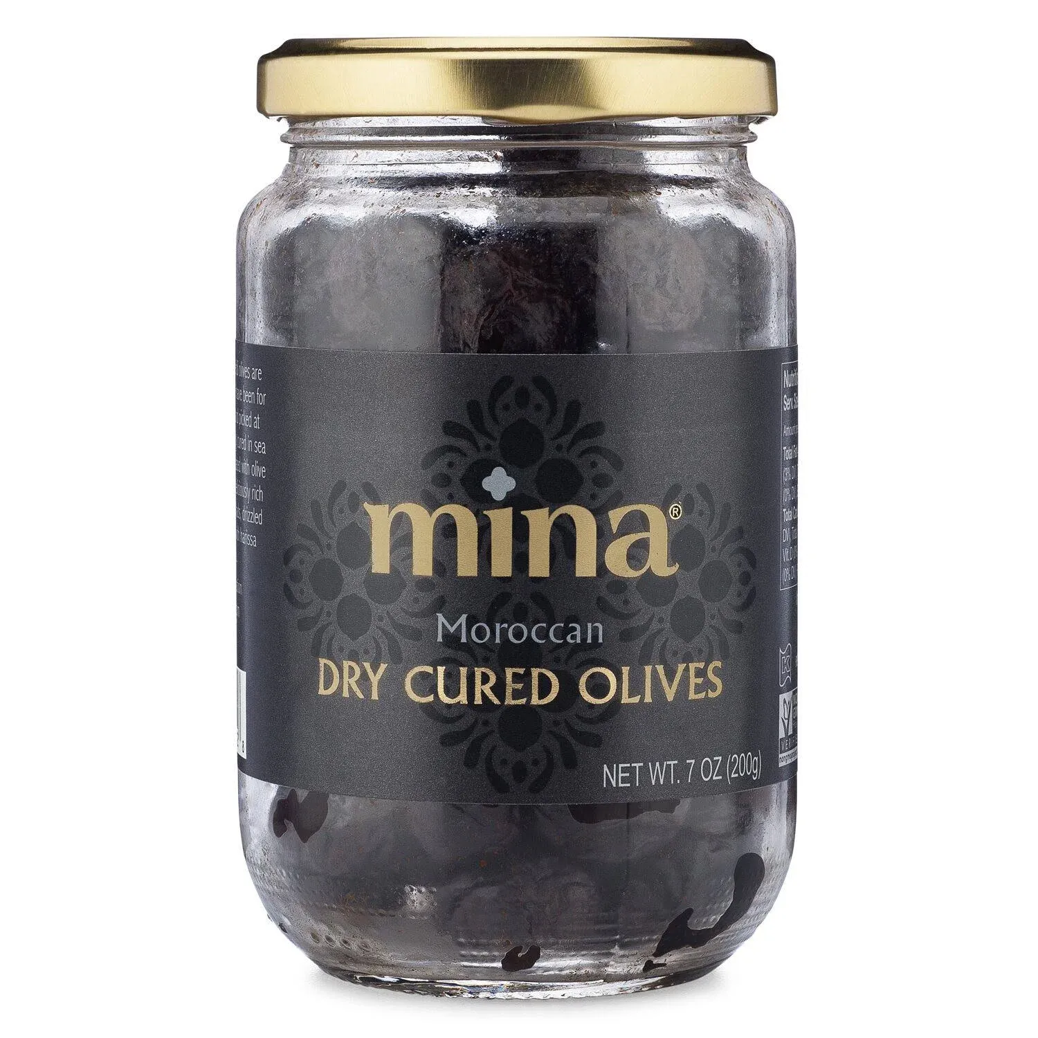 Mina Moroccan Dry Cured\xa0Black\xa0Olives