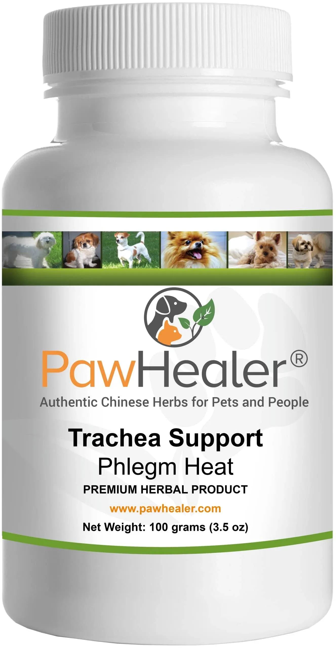 PawHealer Trachea Support Dog Cough Remedy - used for Loud Honking Cough -100 Grams/Powder