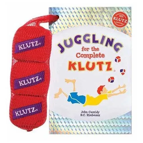 Klutz Juggling for the Complete Klutz Activity Book by University Games, Multicolor