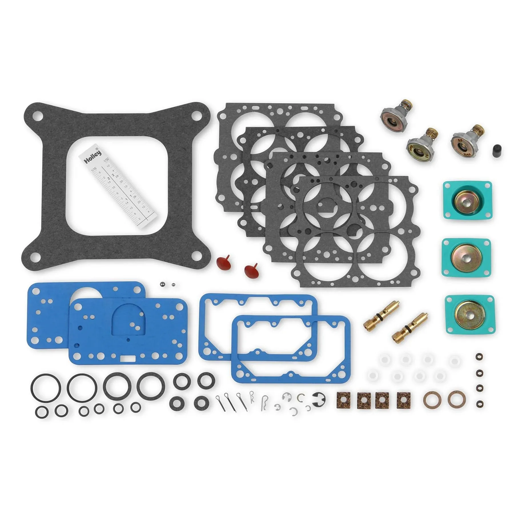 Holley 37-485 4150 4 Barrel Carburetor Rebuild Renew Kit