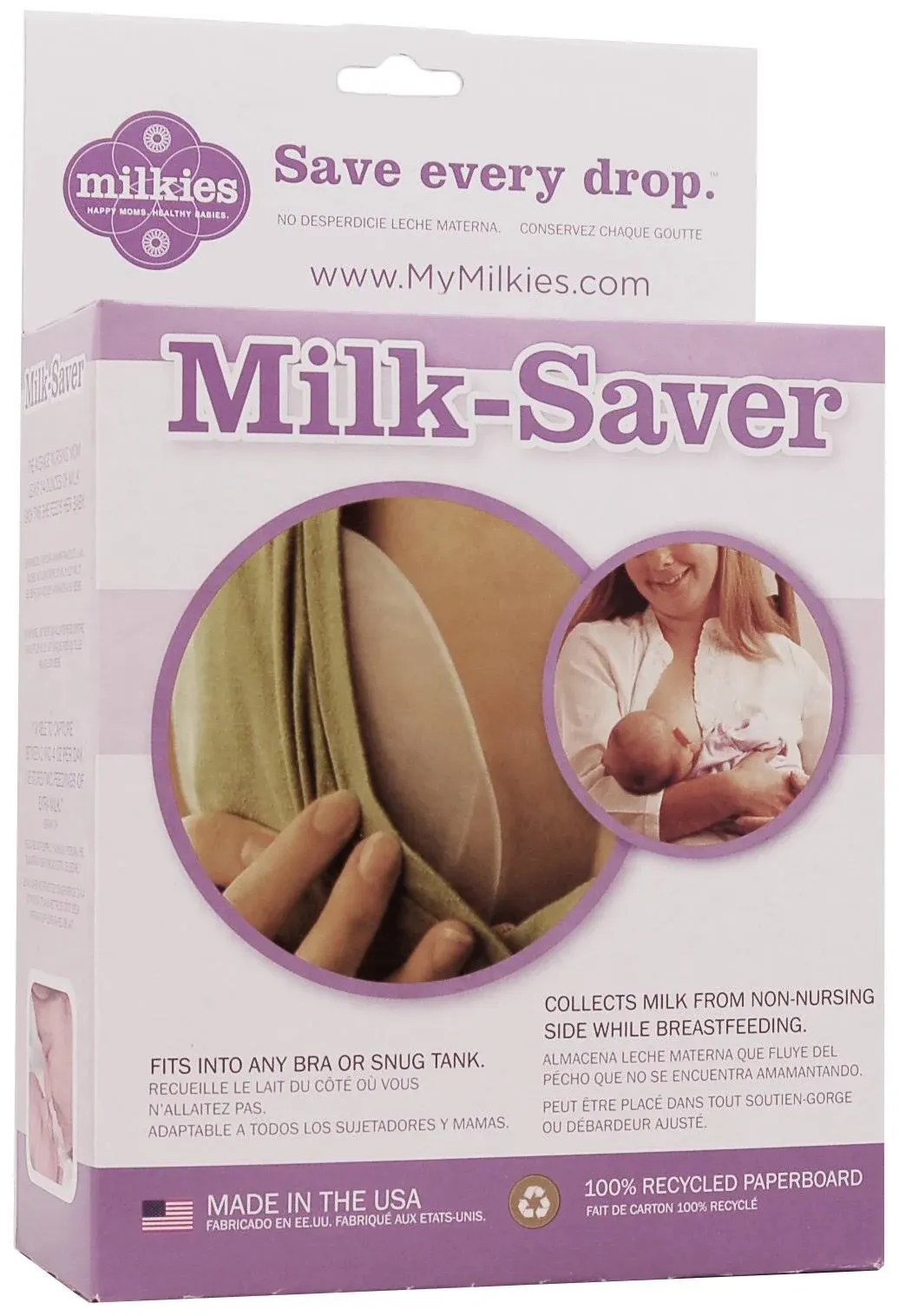 Milkies Milk-Saver Breast Milk Collector and Storage