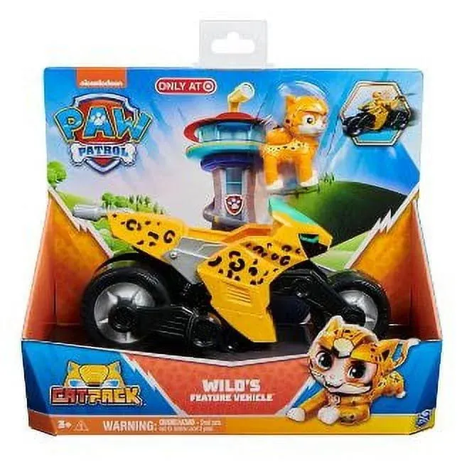 NIB PAW Patrol Wild Cat Pack Vehicle & Action Figure Play Set Exclusive