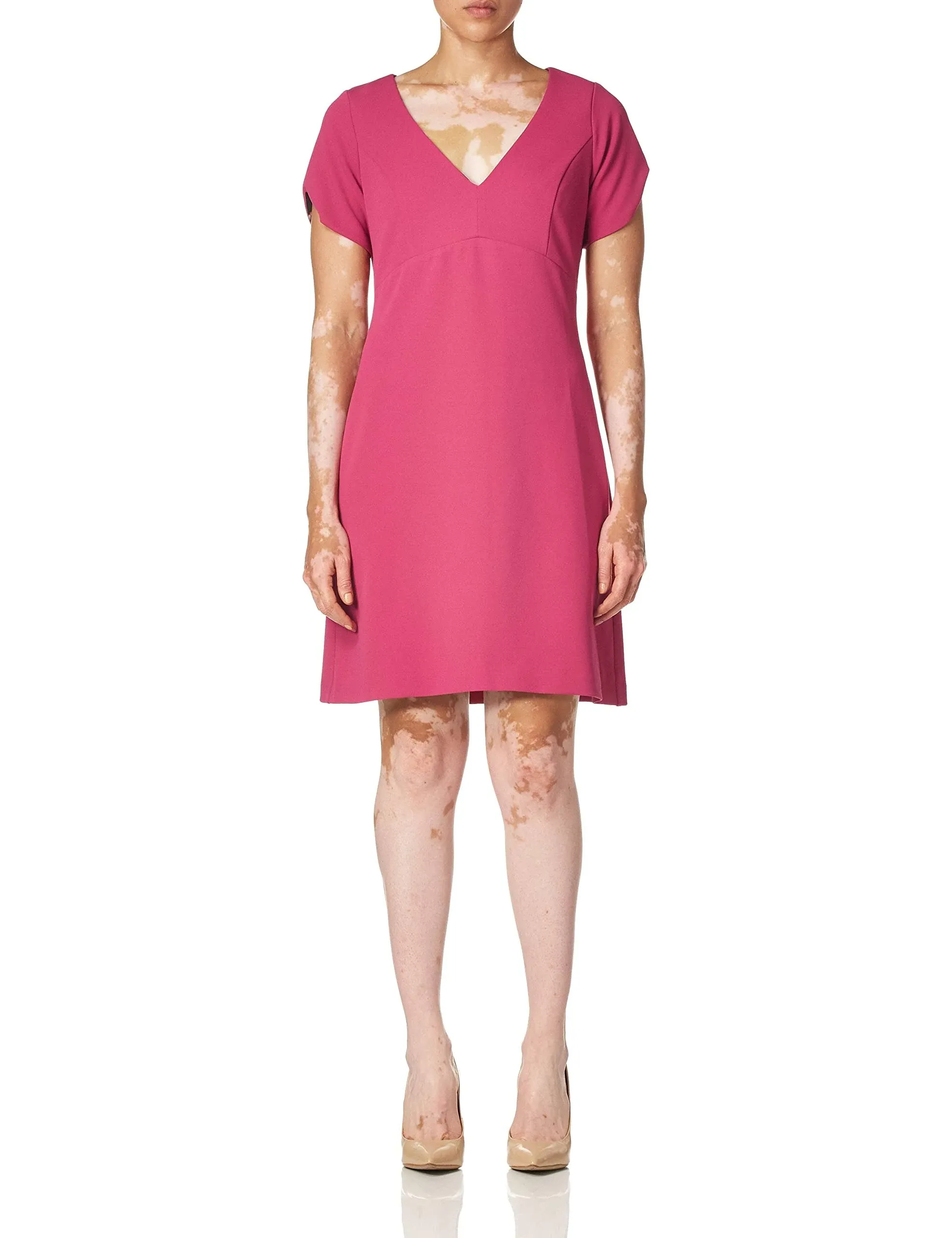 Betsey Johnson Scuba Crepe Dress Pink / 10