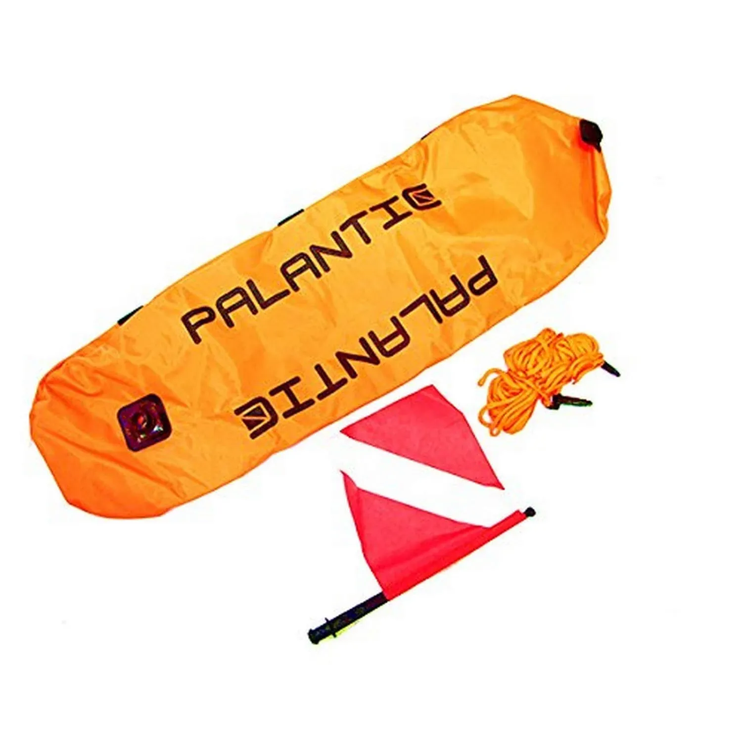 Palantic Scuba Diving Spearfishing Nylon Torpedo Float with Dive Flag