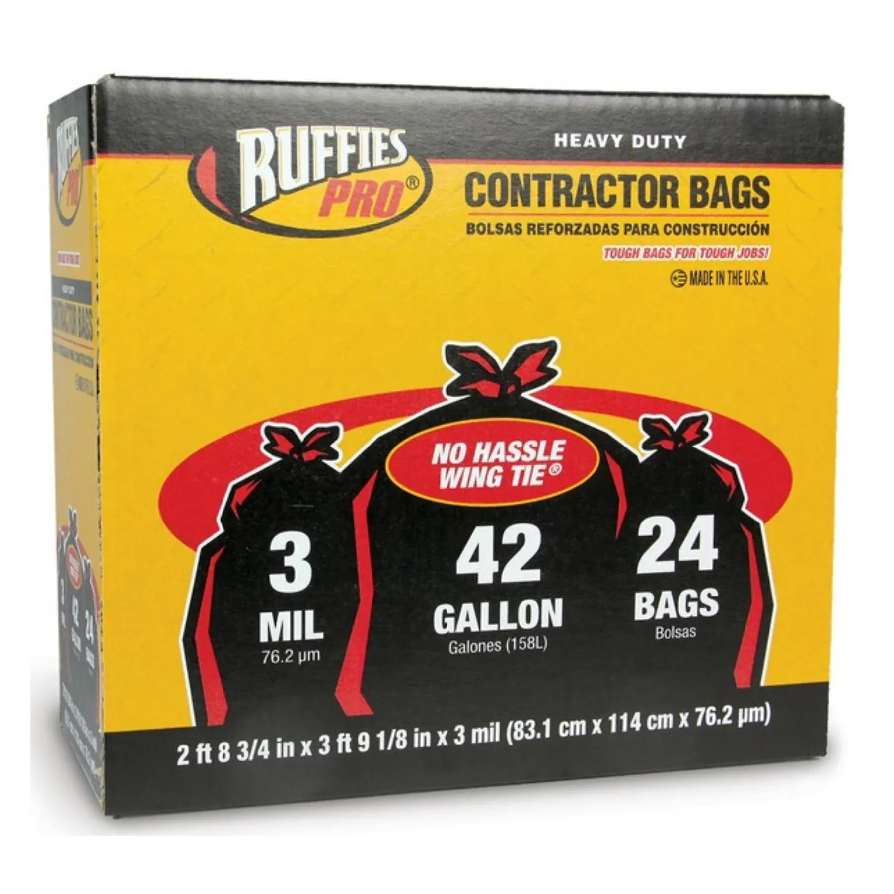 CONTRACTOR BAG BLK 42GAL