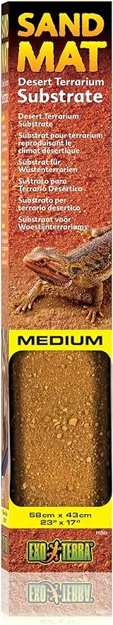 Exo Terra Exo Terra Sand Mat Medium, Desert Terrarium Substrate, 58 X 43 Cm (23" X 17")