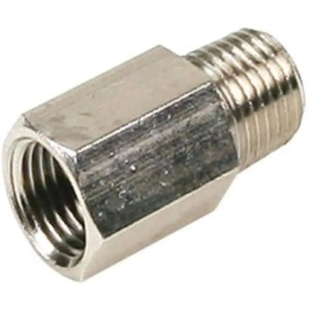 Viair 1/4" NPT Nickel Plated Check Valve , Silver (P/N 92831)