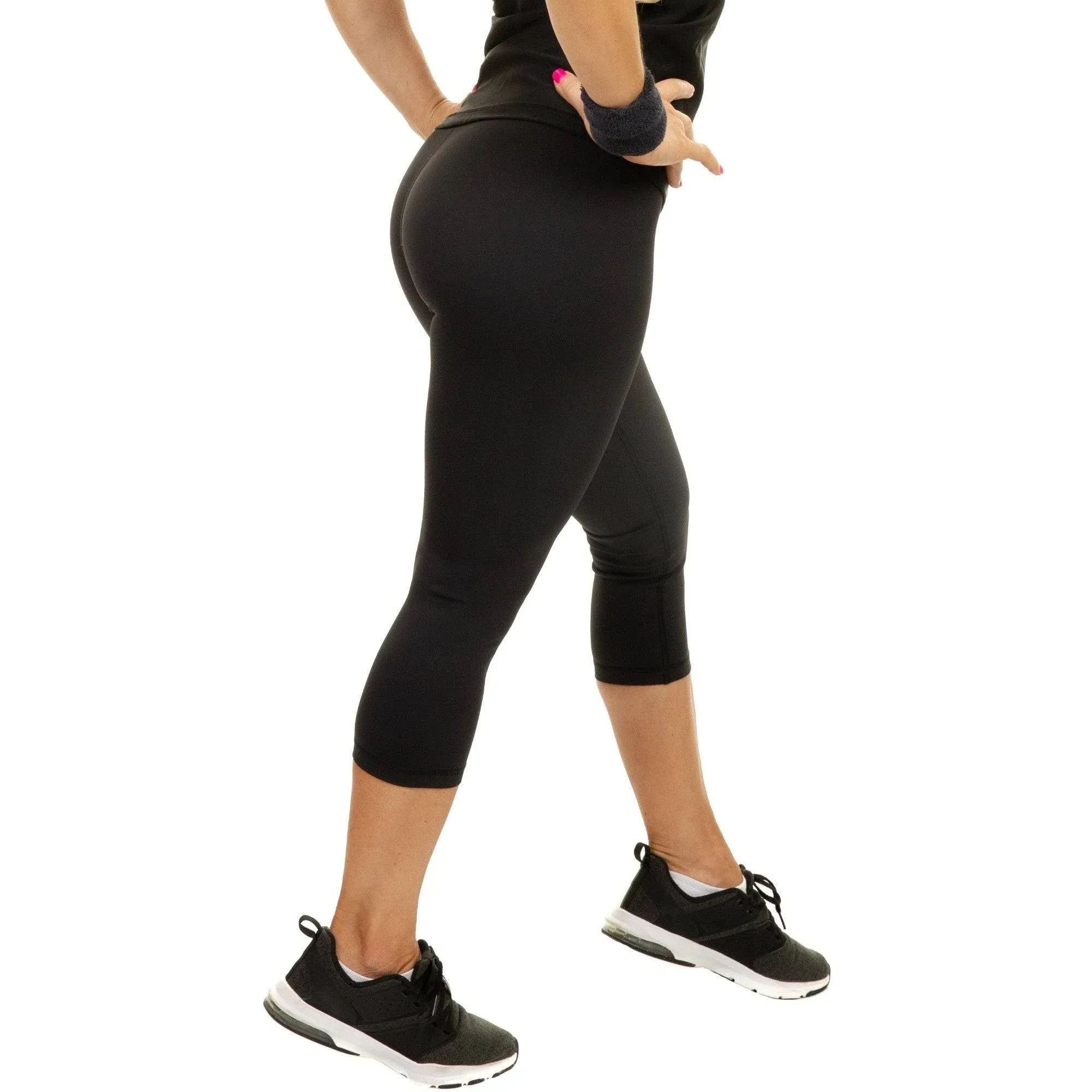 Women's Compression Capris - Black