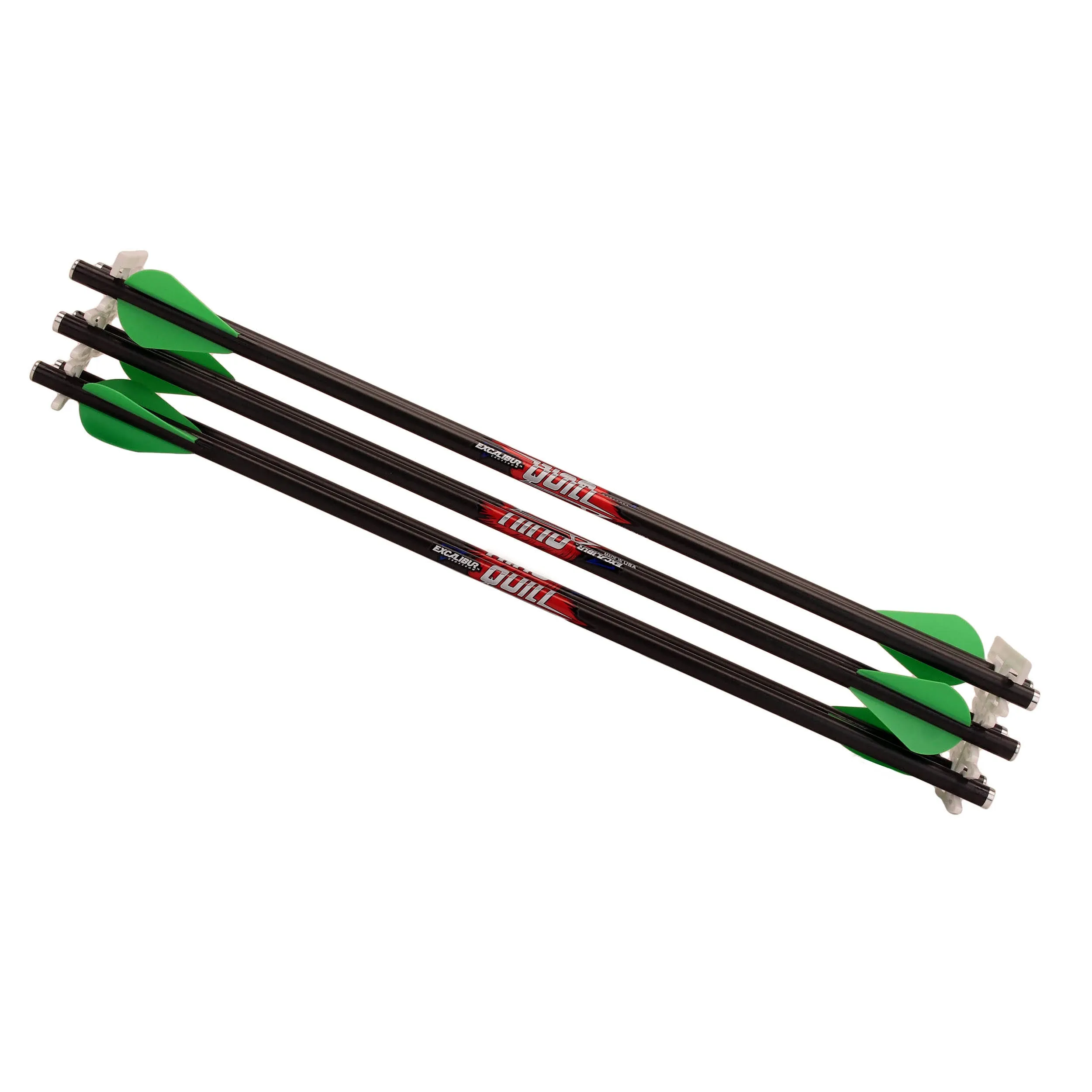 Excalibur - Quill 16.5" Carbon Arrows - 6 Pack