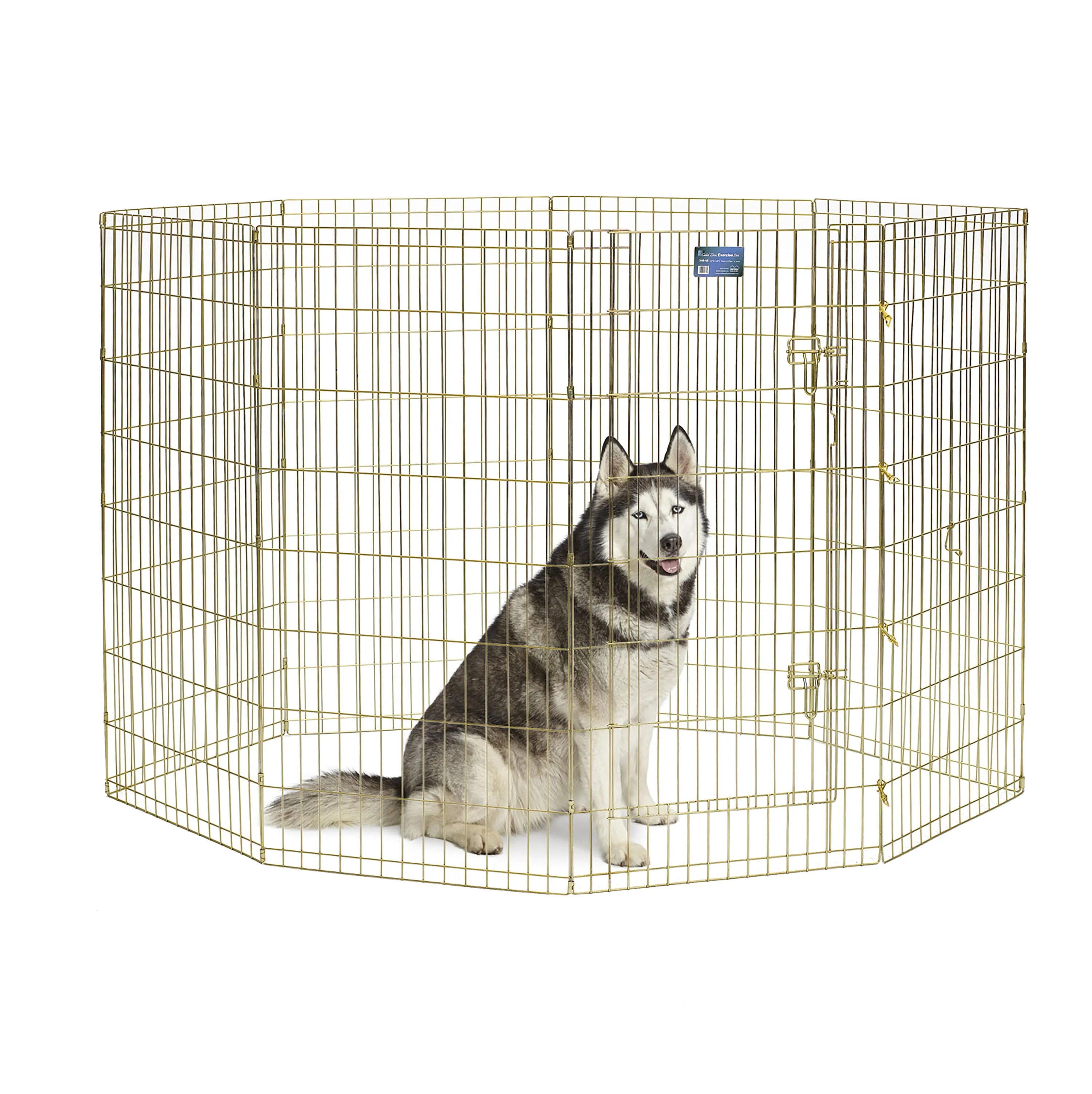 Midwest Gold Zinc Pet Exercise Pen - 48in