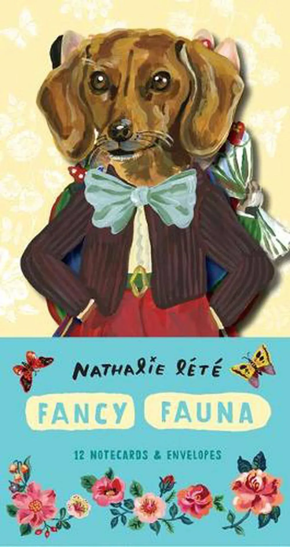 Fancy Fauna : 12 Notecards &amp; Envelopes, Stationery by Lété, Nathalie (CON), B...