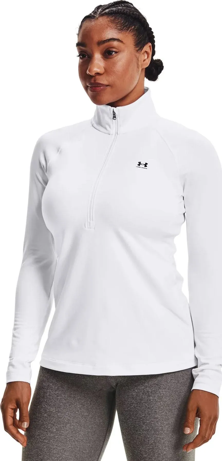 Under Armour Women&#039;s Authentics ColdGear ¼ Zip T-S - Choose SZ/color