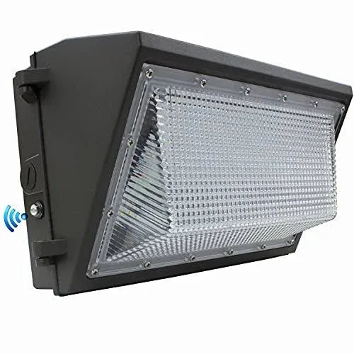 Dimmable 100W LED Wall Pack Light with Dusk to Dawn Photocell, 100-277V 14000LM 