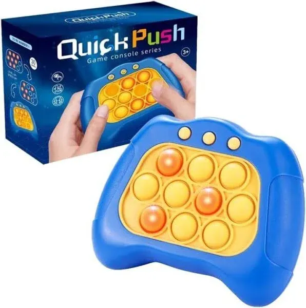 Quick Push Bubbles Game Console Decompression Whack-a-mole Fidget Sensory Toy