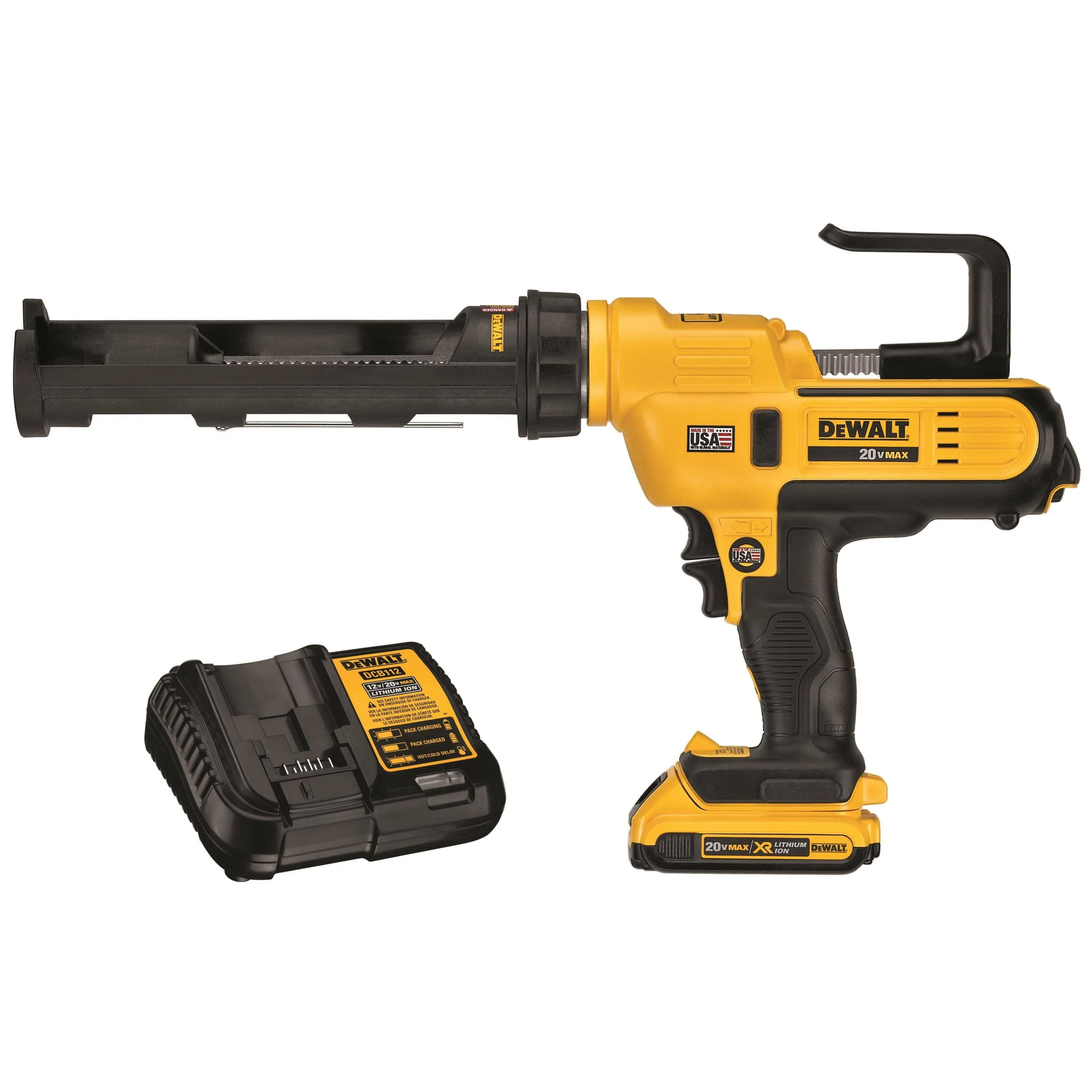 DEWALT 20V MAX* Cordless Caulking Gun, 10oz/300ml (DCE560D1)