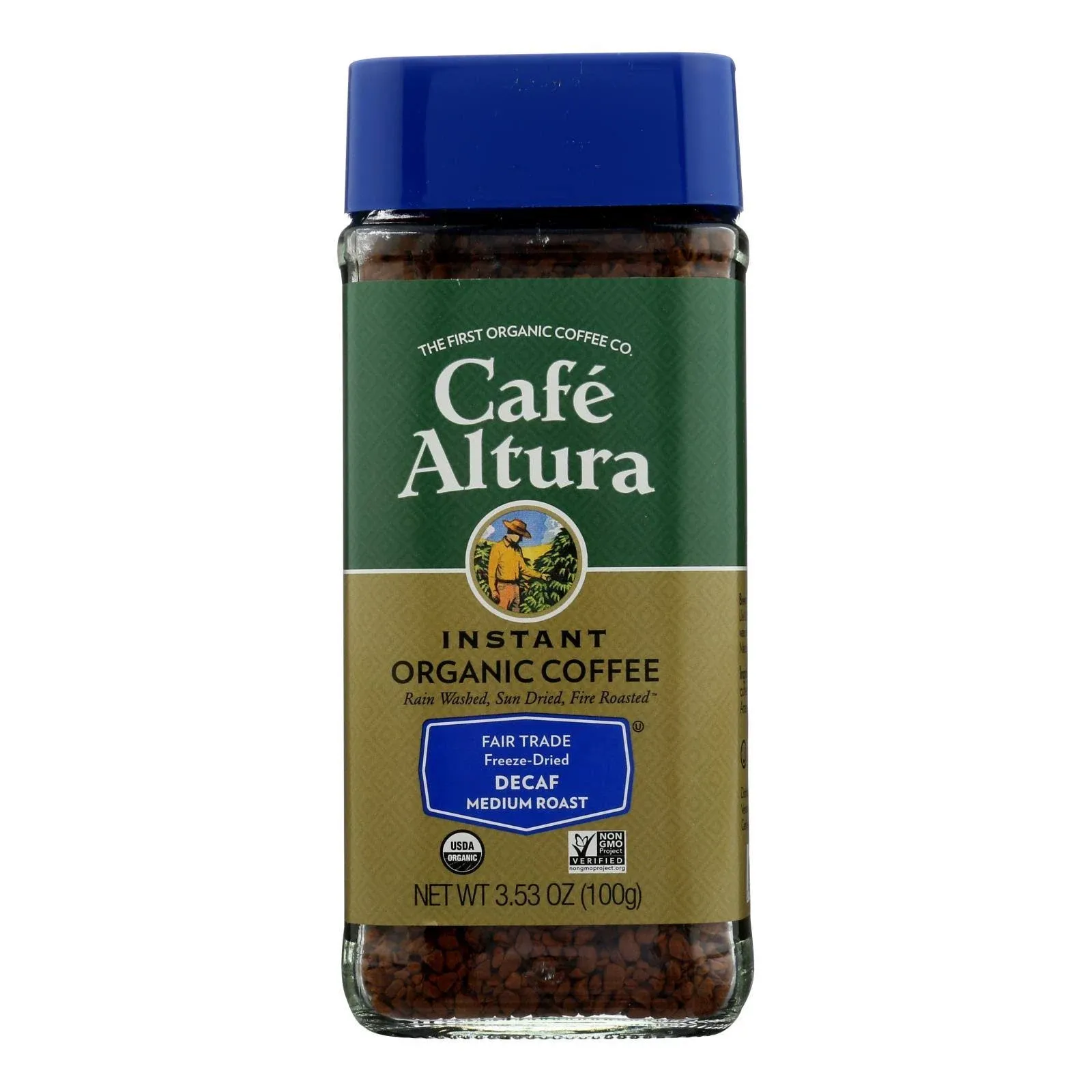 Cafe Altura Organic Fair Trade Decaf Instant Coffee, 3.53 oz