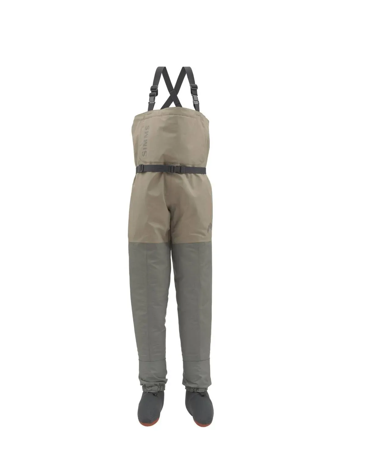 Simms Kids Tributary Stockingfoot Waders - S Tan