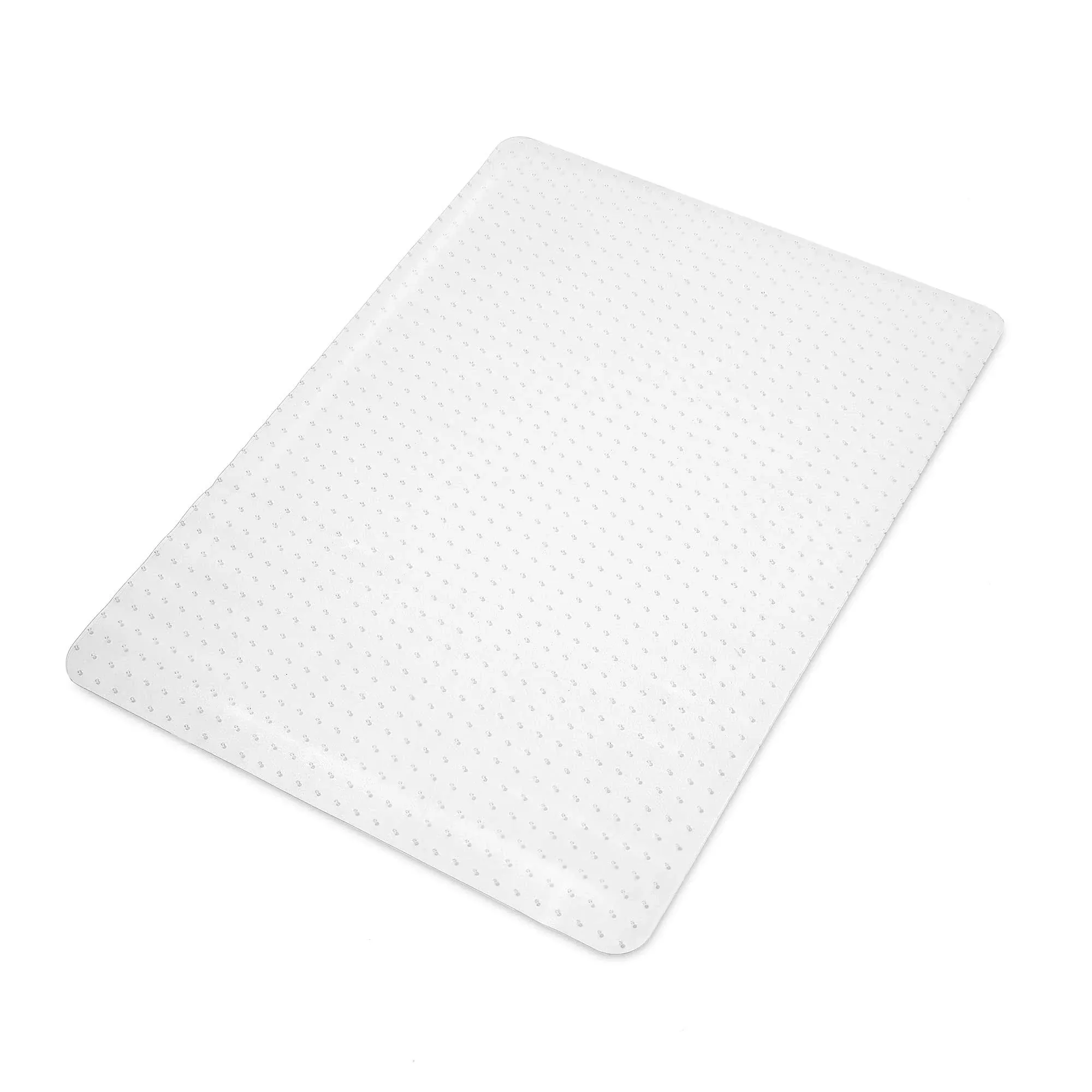 WorkOnIt 36" x 48" Office Desk Chair Floor Mat for Low Pile Carpet, Clear