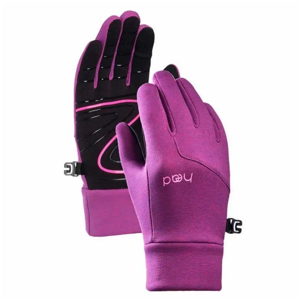 Head Kids Girls Touchscreen High Grip Purple Glove sz SM 4-6