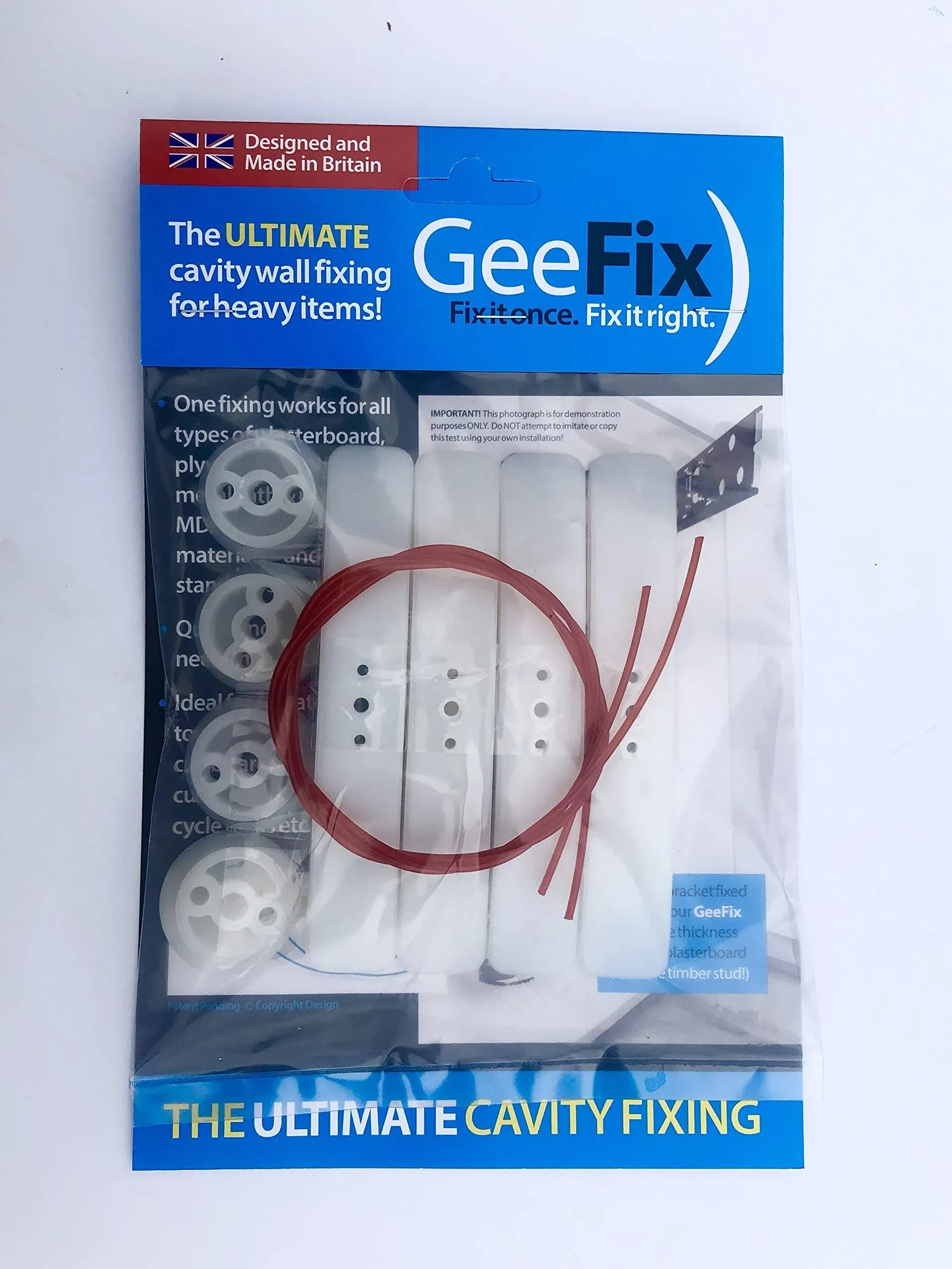 GeeFix Heavy Duty Drywall Anchor System (Pack of 4)