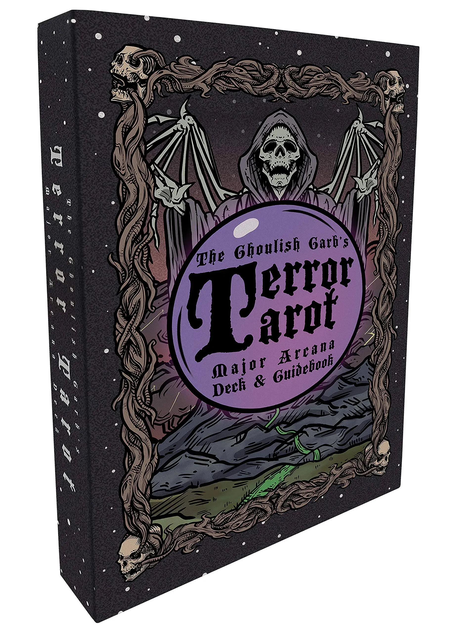 The Ghoulish Garb Terror Tarot Card Deck - 23 Card Major Arcana Halloween Tarot Cards and Guidebook Occult Gothic Tarot Cards for Beginners with Guide Book Oracle Cards and Oracle Decks