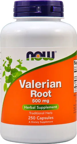 NOW Valerian Root 500 mg - 250 Capsules