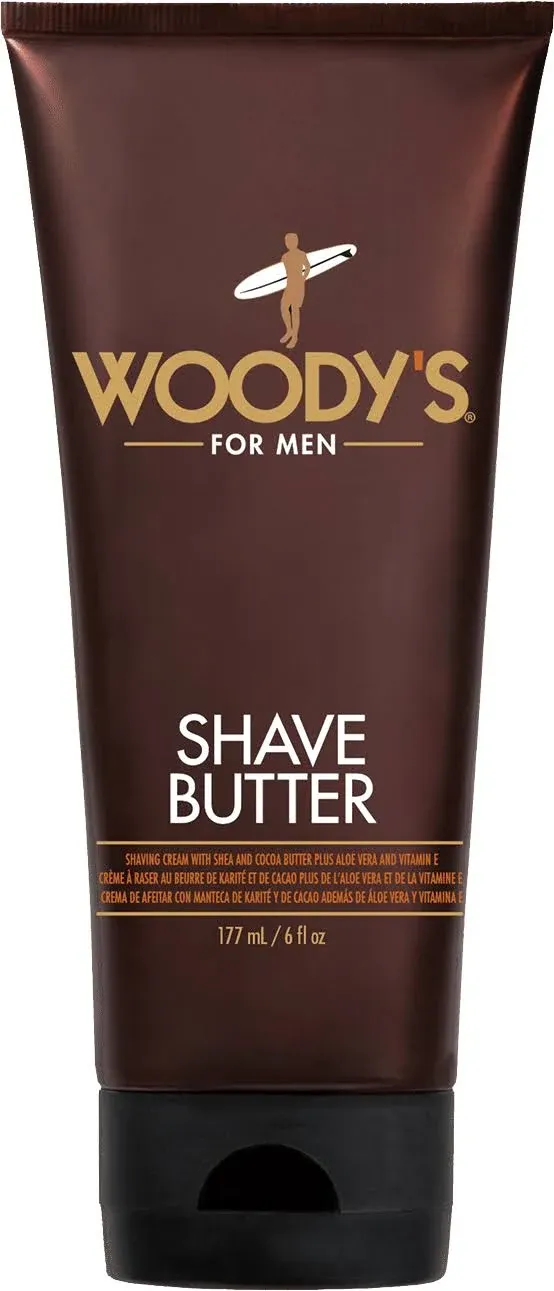 WOODYS FOR MEN SHAVE BUTTER - 6oz