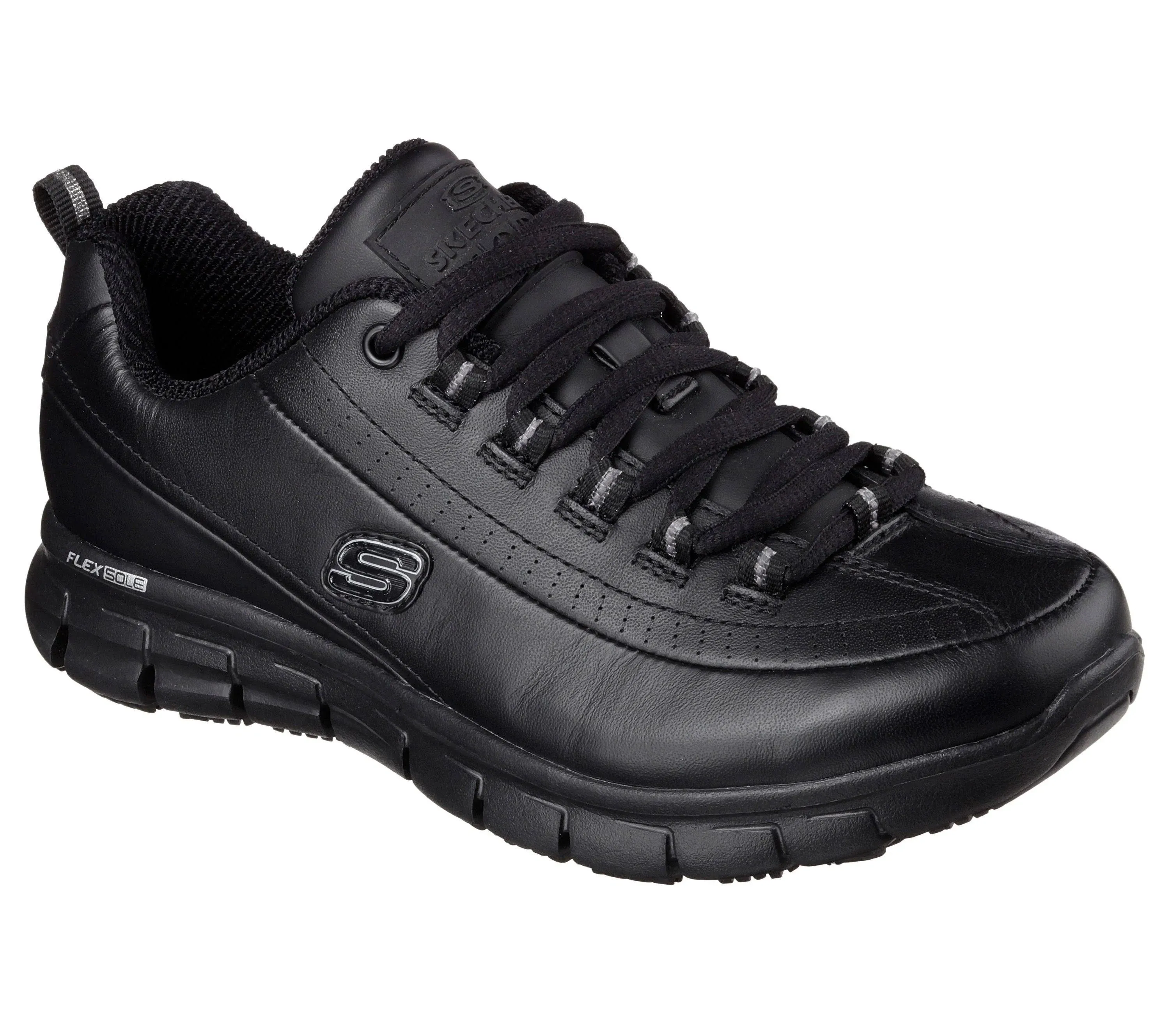 Skechers for Work Women's Sure Track Trickel Slip Resistant Work Shoe