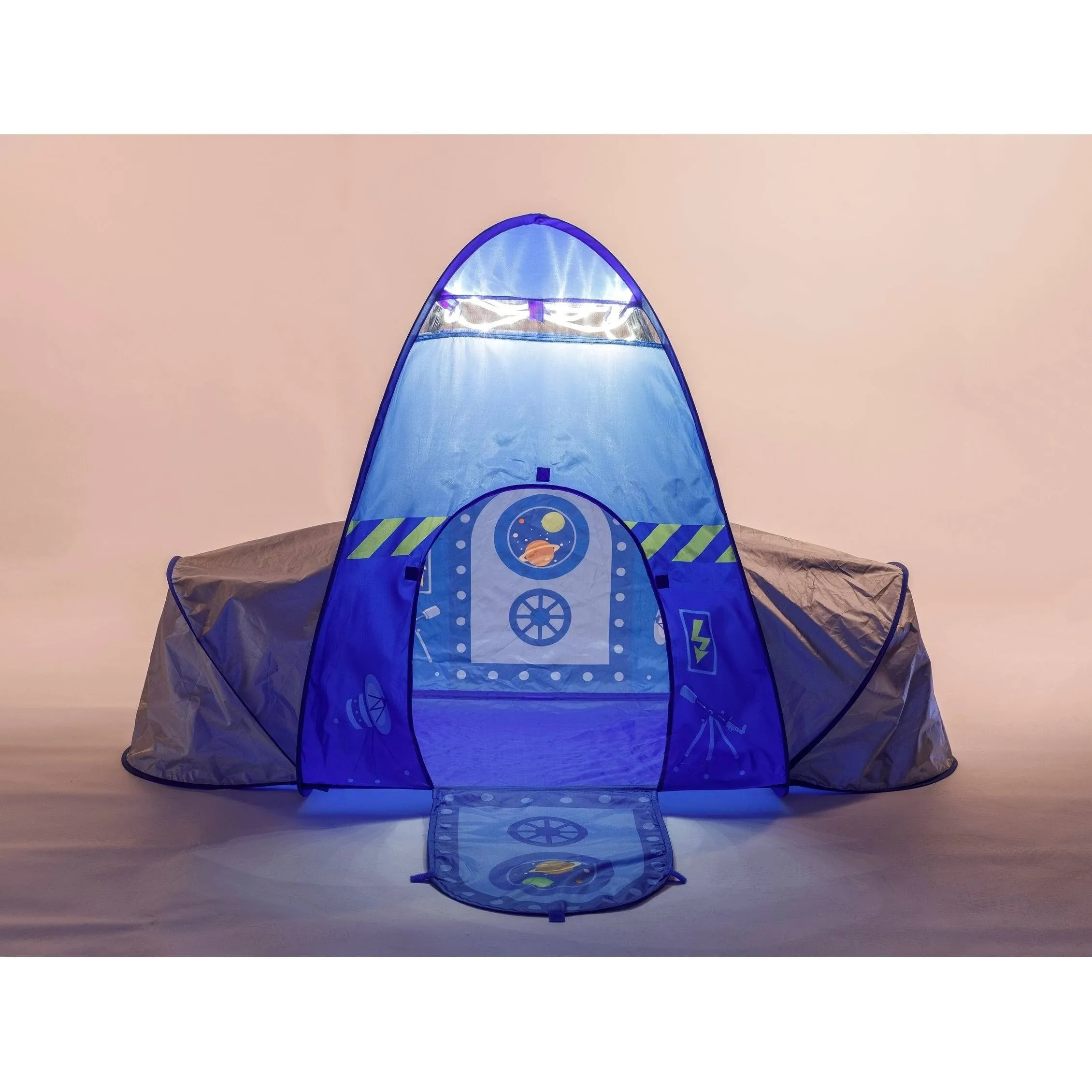 Pop It Up Rocket Play Tent With Lights In Multi