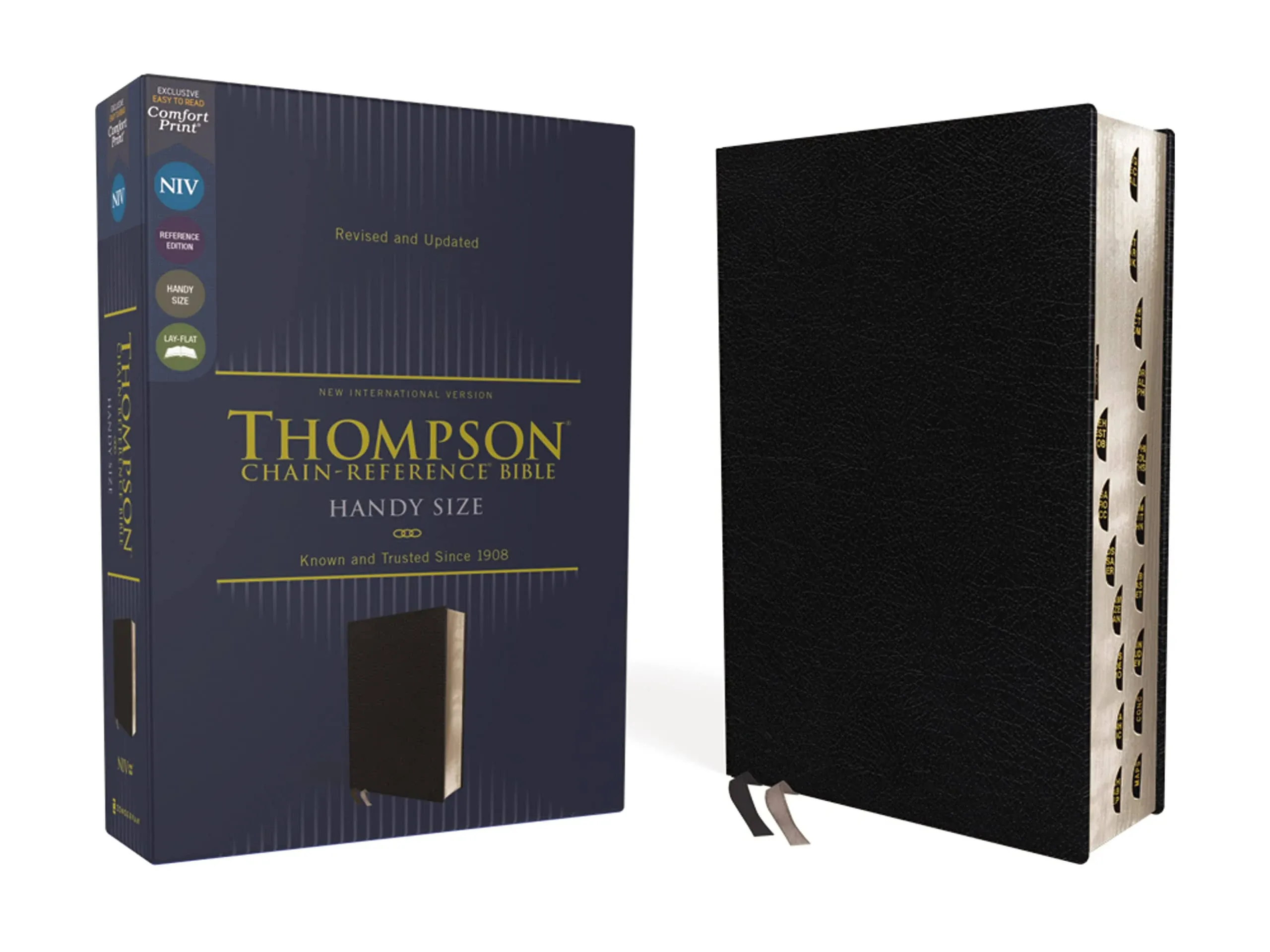 NIV Thompson Chain-Reference Bible, Handy Size, Thumb Indexed, Red Letter ...