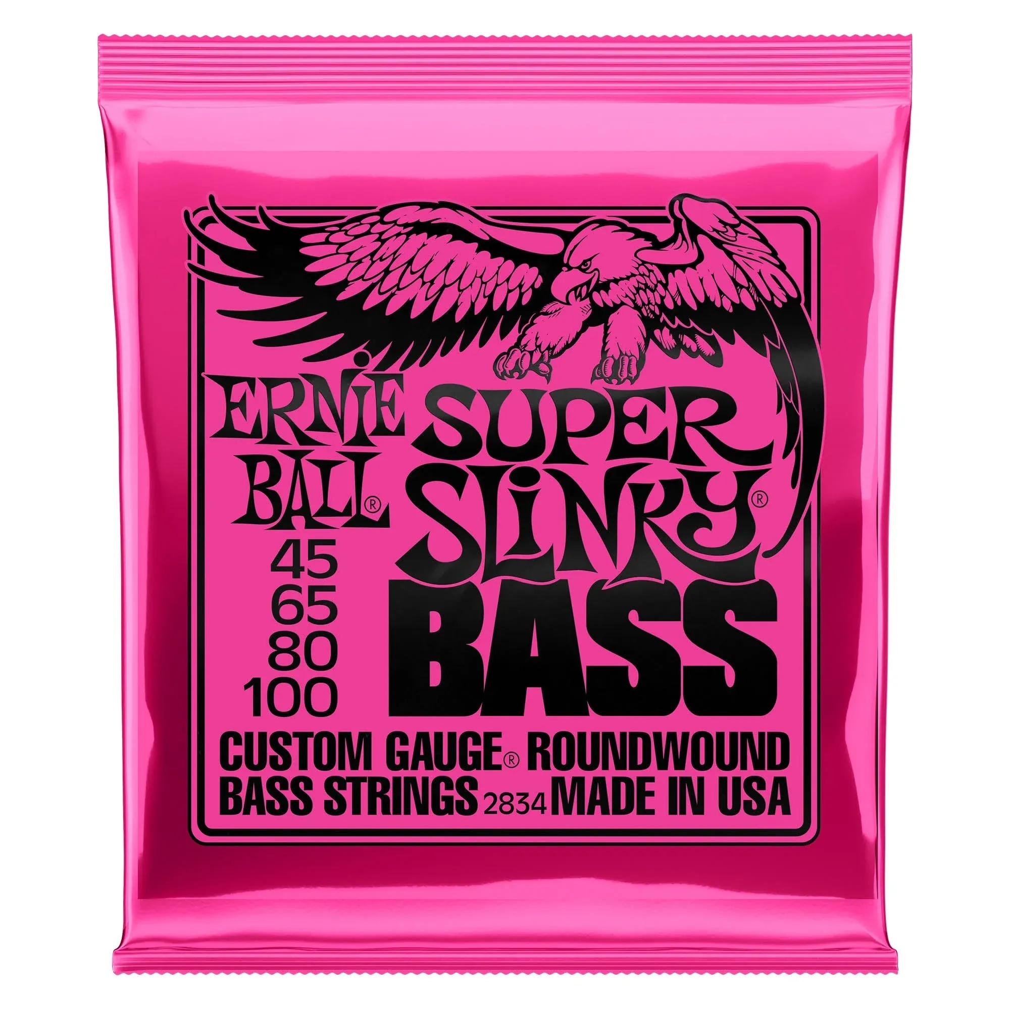 Ernie Ball 2834 Super Slinky Roundwound Bass Strings