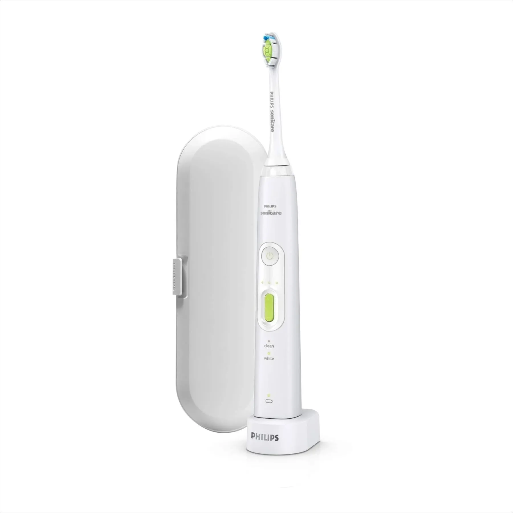 Philips Sonicare HX8911/02 HealthyWhite+ Rechargeable Electric Toothbrush, White