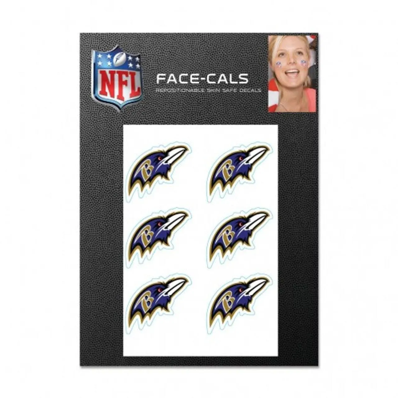 Baltimore Ravens Tattoo Face Cals