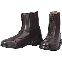 TuffRider Ladies Starter Front Zip Paddock Boots - 6.5 / Mocha