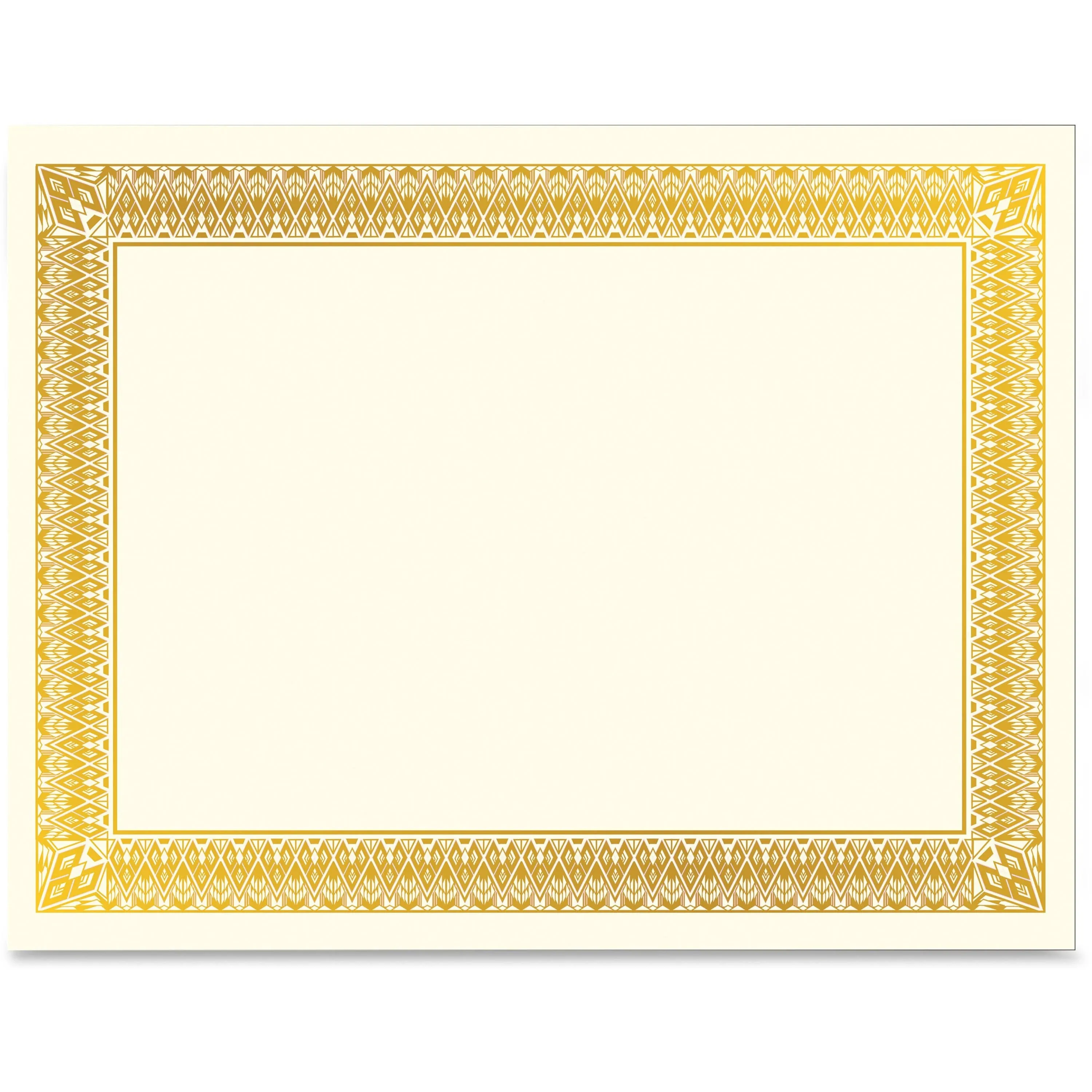 Geographics Gold Foil Certificate