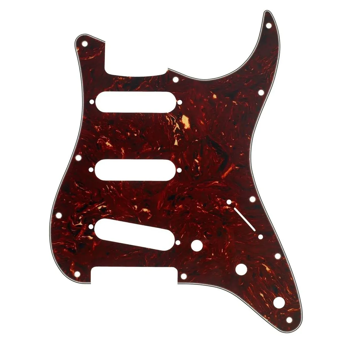 Fender Modern Pickguard, Stratocaster, 11-Hole - Tortoise Shell