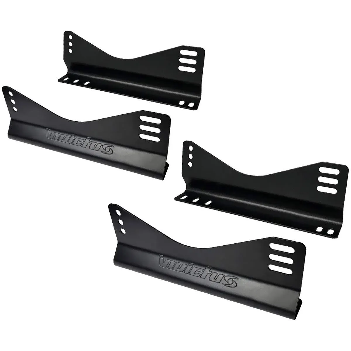 Side Mount Brackets for Bucket Race Seats (Black Pack of 2)