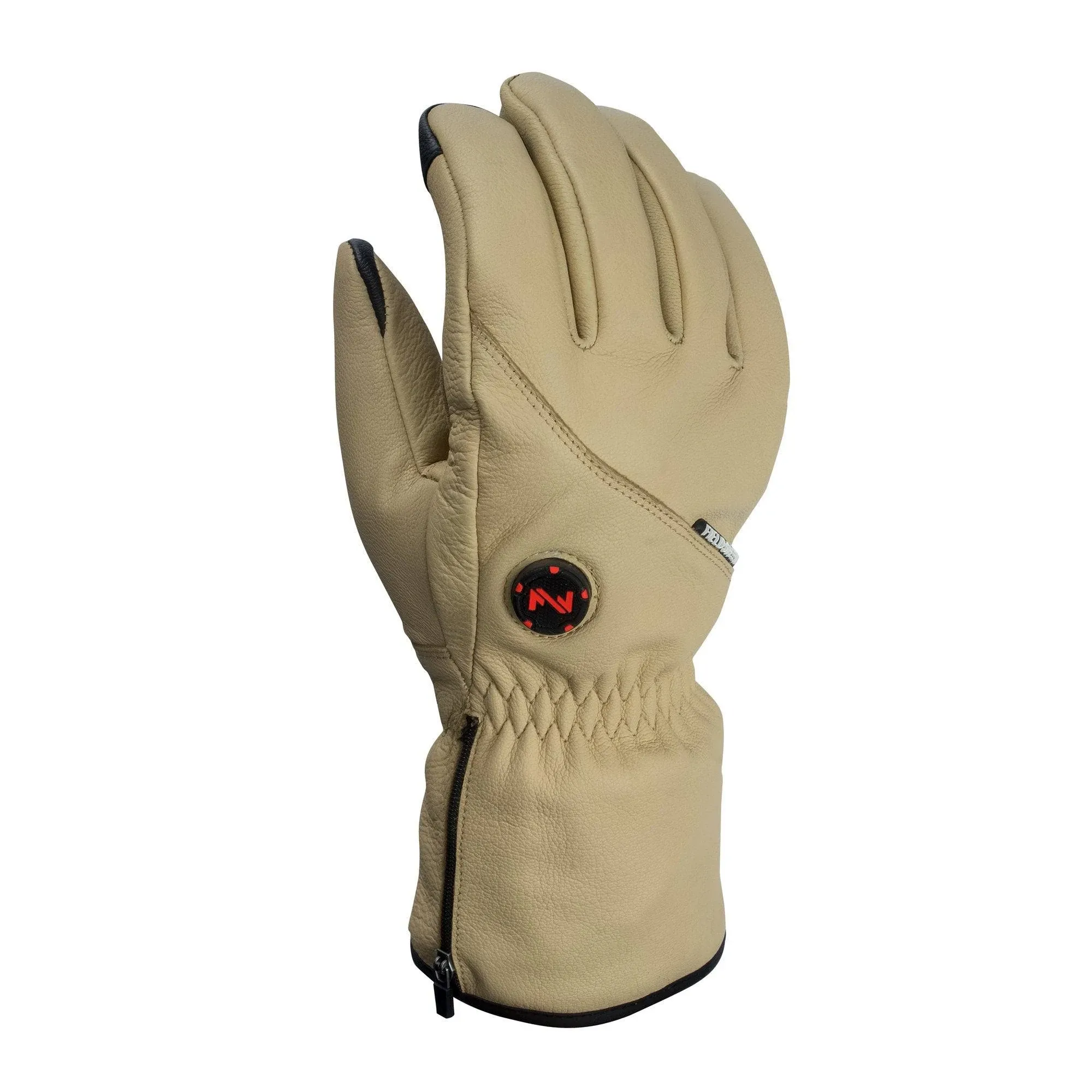 Mobile Warming Ranger Heated Work Gloves Unisex 7.4 Volt Light Tan XS