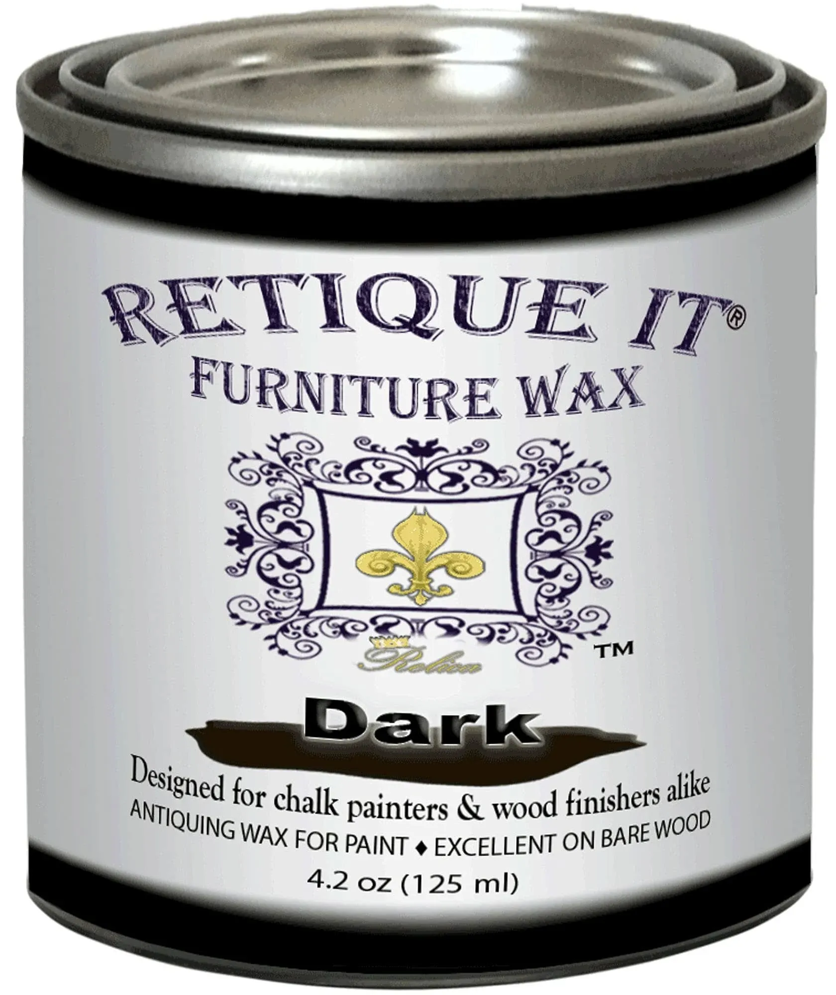 Renaissance Furniture Paint - Wax (4.2 oz Dark Wax)