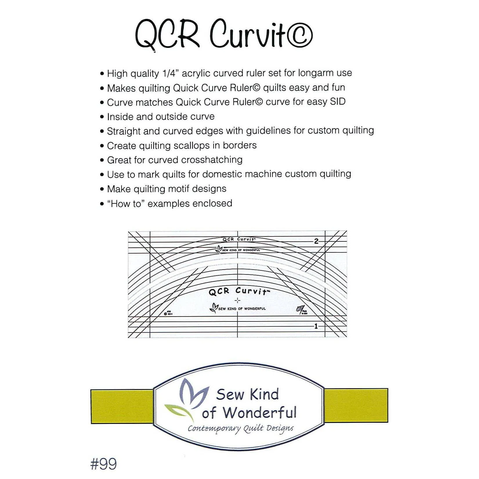 American & Efird LLC QCR Ruler CurVIT Set