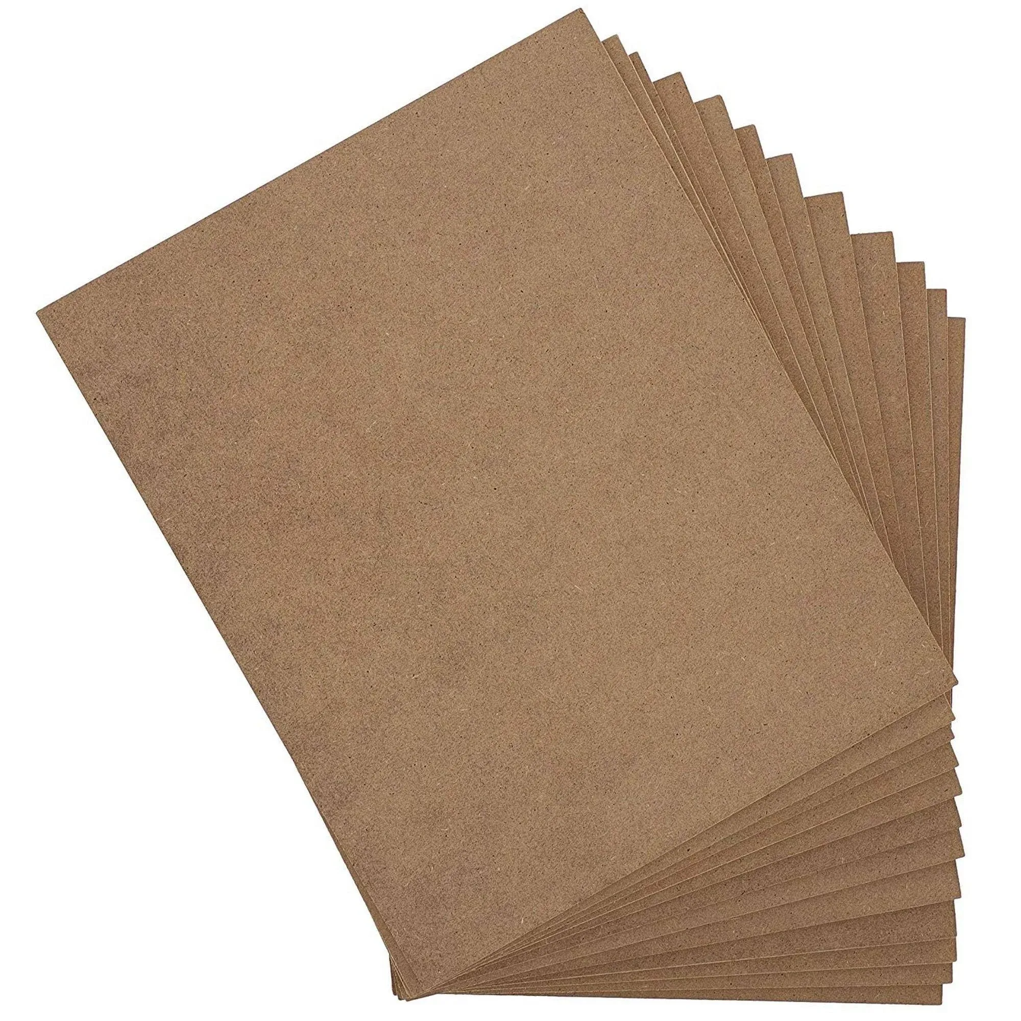 0.25" Thick Blank MDF Chipboard Sheets for Painting, Arts and Crafts (8 x 10 in ...