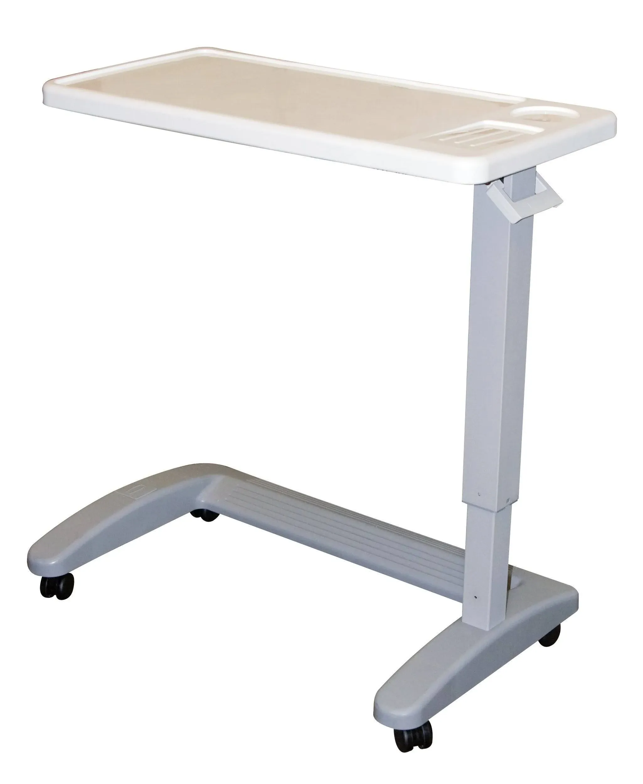 Carex Overbed Table and Hospital Bed Table - Table with Wheels - Over The Bed Table for Home Use and Hospital, Bedside Table with Wheels, Over Bed Desk, Over Bed Bable with Wheels