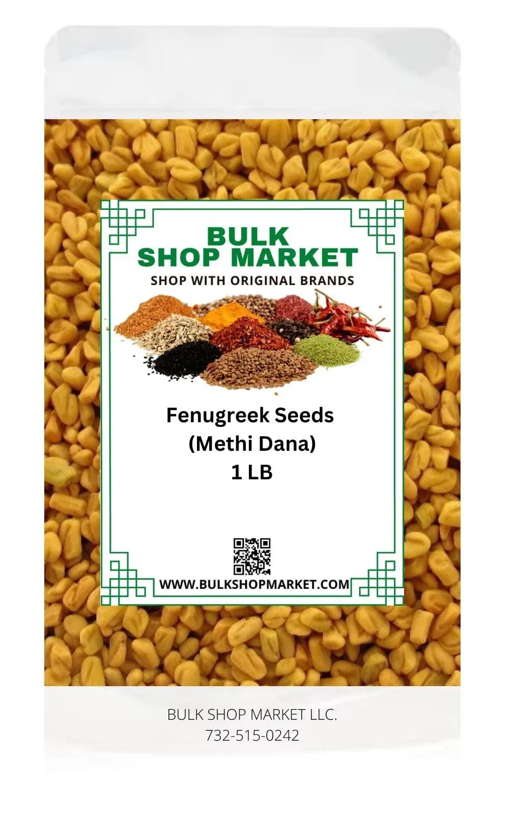 Fenugreek Seed 1 lb Spice by Bulkshopmarket