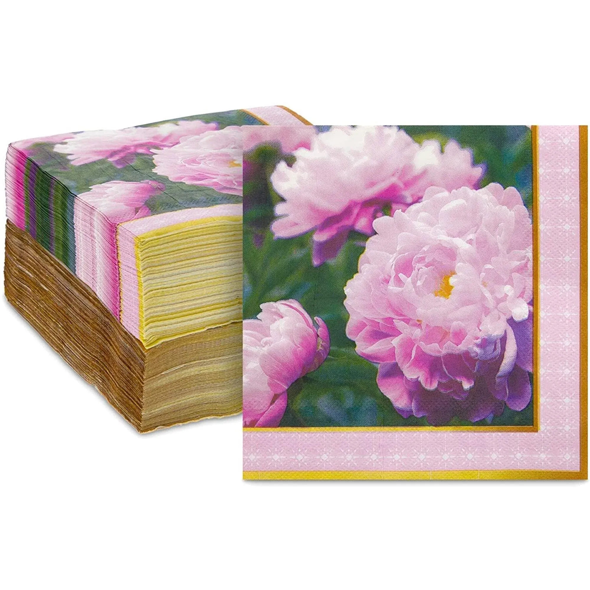 Napkins for Flower Party (6.5 X 6.5 In, 150 Pack) -\xa0Quality Napkin