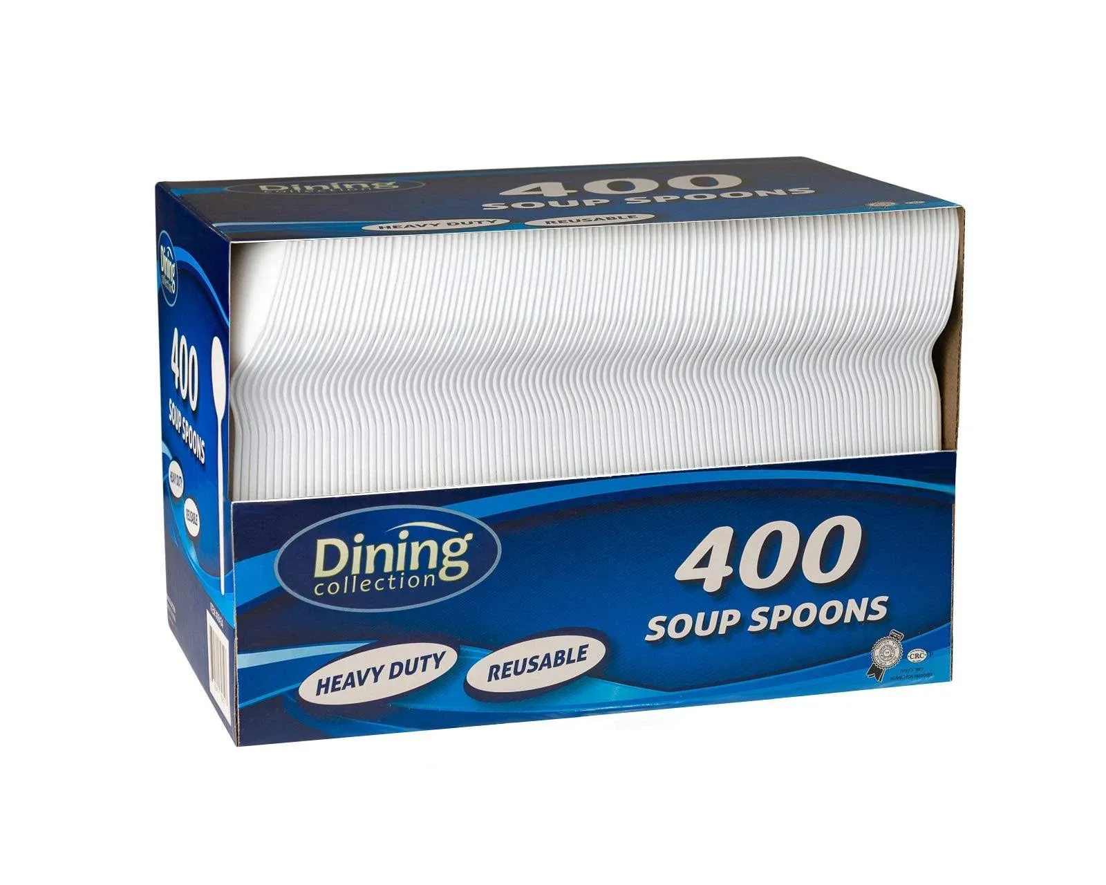 Dining Collection White Soup Spoons 400 Count