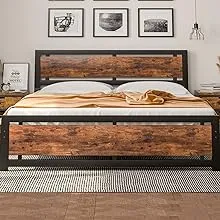 Codesfir Bed Frame with Headboard Heavy Duty Metal Platform Twin/Full/Queen/King  | eBay