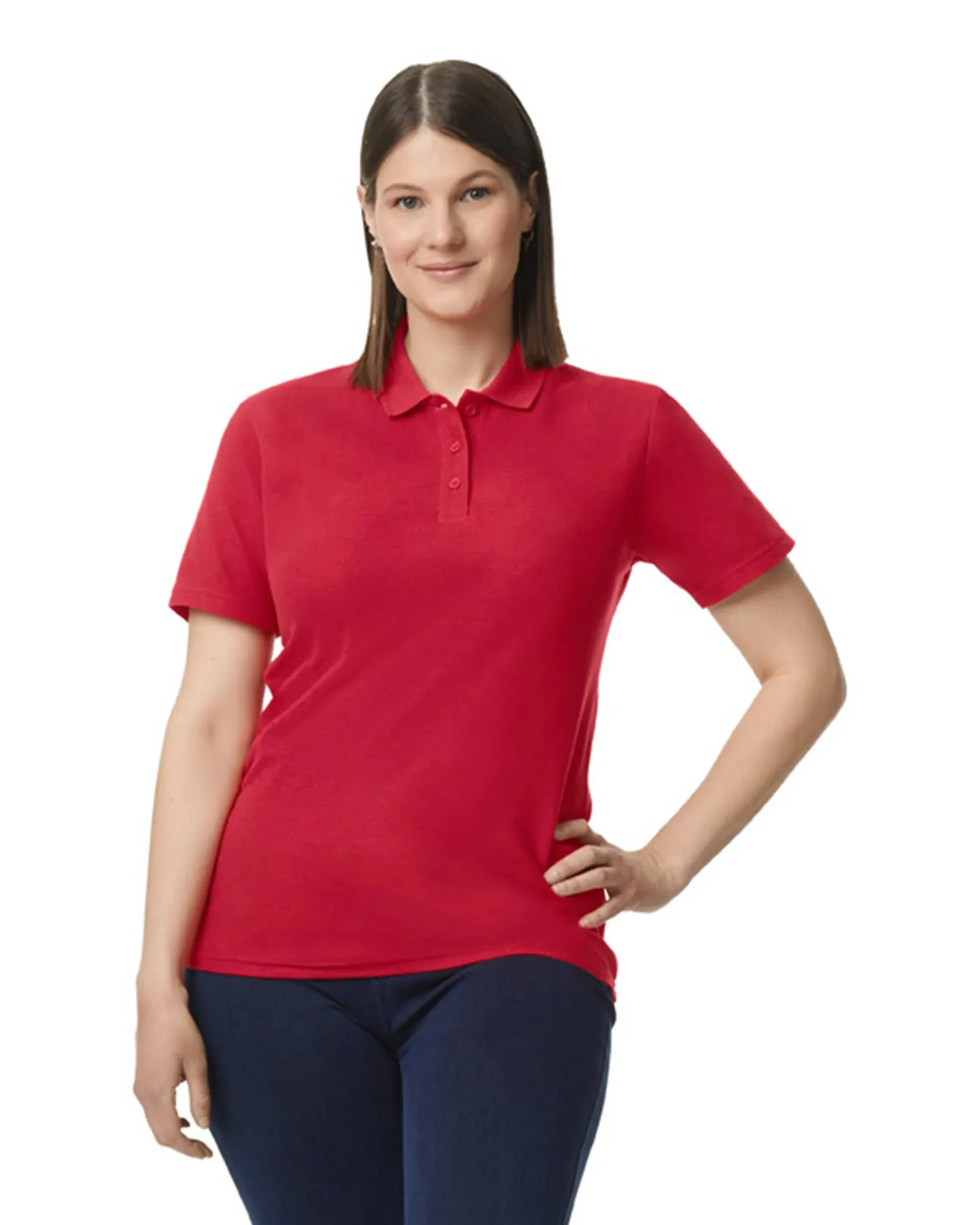 Gildan G648L - Ladies Softstyle Double Pique Polo Daisy - XL