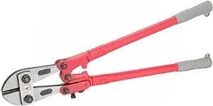 GreatNeck BC24 24-Inch Bolt Cutters, Cut Through Chain Link, Barbed Wire, Nails, Bolts, Most Soft to Medium Metals, Durable-Hardened Cutting Edge, 5/16-Inch Open Capacity, Compound-Action Jaw